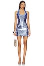 view 1 of 4 Mia Embellished Mini Dress in Baby Blue