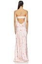 view 3 of 4 Ines Gown in Light Pink Floral