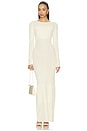 view 2 of 3 Doreen Pointelle Maxi Dress in Ivory