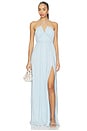 view 1 of 3 VESTIDO LARGO ANNIA in Ice Blue