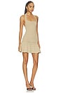 view 2 of 3 Flora Pointelle Dress in Tan
