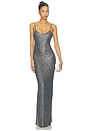 view 1 of 4 Kaye Gown in Gunmetal