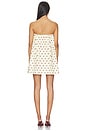 view 3 of 4 VESTIDO DEV in Yellow Brown Dot