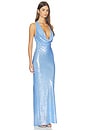 view 2 of 4 Maya Gown in Blue Sequin