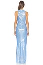 view 3 of 4 Maya Gown in Blue Sequin