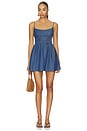 view 1 of 3 VESTIDO JUNI in Dark Wash Denim