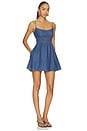 view 2 of 3 VESTIDO JUNI in Dark Wash Denim