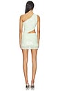view 3 of 4 Lola Mini Dress in Light Green Sequin