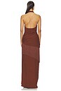 view 4 of 4 ROBE DE SOIRÉE LARISSA in Brown