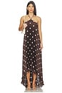 view 2 of 5 x Ivana Ramirez Kiki Maxi in Brown & Ivory Dot