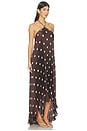 view 3 of 5 x Ivana Ramirez Kiki Maxi in Brown & Ivory Dot