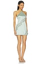 view 2 of 4 Begonia Mini Dress in Light Aqua Blue