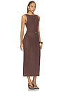 view 2 of 4 VESTIDO GENEIA in Dark Brown