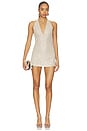 view 1 of 4 Clara Sequin Mini Dress in Nude Sequin