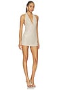 view 2 of 4 Clara Sequin Mini Dress in Nude Sequin