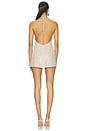 view 3 of 4 Clara Sequin Mini Dress in Nude Sequin