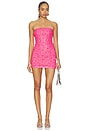view 1 of 4 Kenna Mini Dress in Pink Sequin