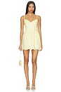 view 1 of 4 VESTIDO JASMINE in Pale Yellow