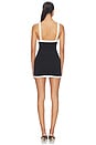 view 3 of 3 VESTIDO RILEY in Black & White