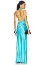 view 3 of 3 VESTIDO LARGO CARLOTTA in Cerulean Blue