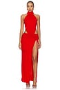view 1 of 4 ROBE JASMINE in True Red