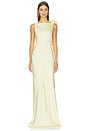 view 2 of 4 ROBE DE SOIRÉE ANGELA in Butter Yellow