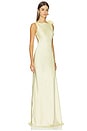 view 3 of 4 ROBE DE SOIRÉE ANGELA in Butter Yellow