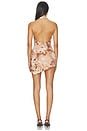view 3 of 3 Amber Mini Dress in Taupe Multi