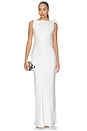 view 2 of 3 VESTIDO LARGO ANGELA in White