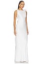 view 3 of 3 VESTIDO LARGO ANGELA in White