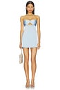 view 1 of 3 Tatiana Mini Dress in Ice Blue