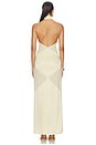 view 3 of 3 VESTIDO LARGO MARIELLA in Baby Yellow