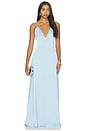 view 1 of 3 ROBE DE SOIRÉE GAIA in Light Blue