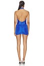 view 3 of 3 Octavia Mini Dress in Cobalt Blue