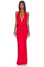 view 1 of 3 ROBE DE SOIRÉE CORALIE  in Red