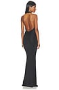 view 3 of 3 VESTIDO LARGO CORALIE  in Black