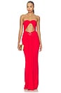 view 1 of 4 VESTIDO LARGO FARRAH in Red