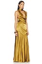 view 4 of 4 Bethany Gown in Olive