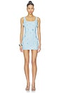 view 1 of 4 Gia Sequin Mini Dress in Light Blue