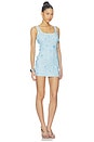 view 2 of 4 Gia Sequin Mini Dress in Light Blue