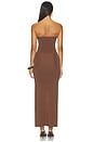 view 4 of 3 VESTIDO ELYZABETH in Brown