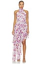 view 1 of 3 ROBE SOPHIA in Purple Floral