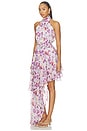 view 2 of 3 ROBE SOPHIA in Purple Floral