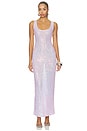 view 1 of 4 ROBE KATRINE in Lilac Sequin