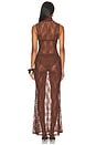 view 4 of 4 VESTIDO DYLAN in Dark Brown