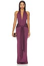 view 1 of 3 Coralie Gown in Plum