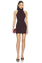 view 1 of 3 VESTIDO ENNIE in Wine