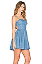 view 3 of 5 Sandy Fit & Flare Dress in Lagoon Blue