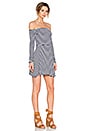 view 2 of 4 All Of Me Dress in Navy Stripe