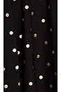 view 4 of 4 Hayley Dress in Gold Dot